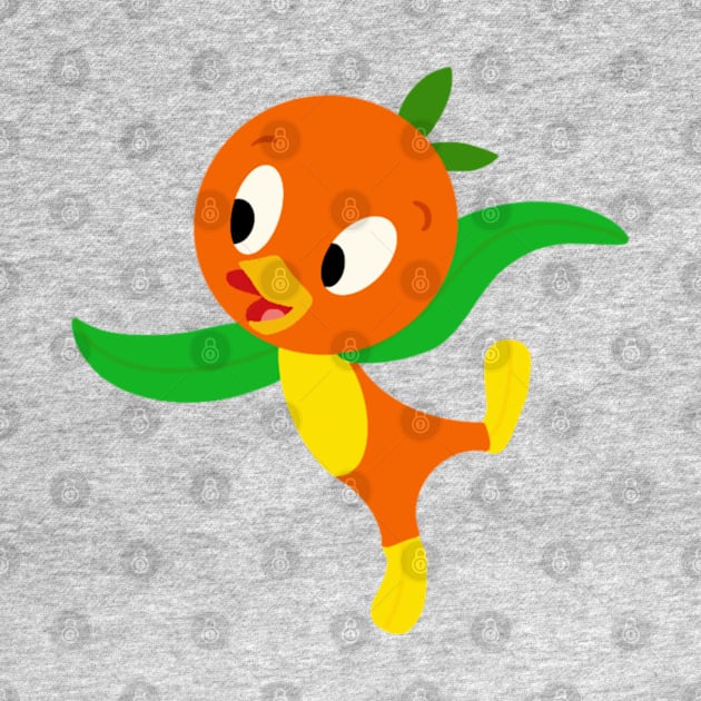 Orange bird by Hundred Acre Woods Designs